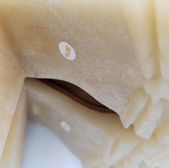 Free People Booties James Chelsea Boot 36.5 Tan Chunky Lug Sole Y2K 90s NIB - Picture 8 of 10